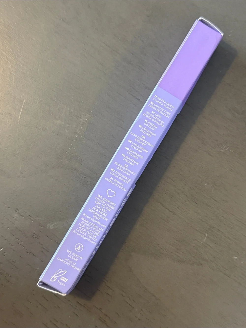 Florence by Mills What’s My Line? Eyeliner in Wrap (purple) NWT